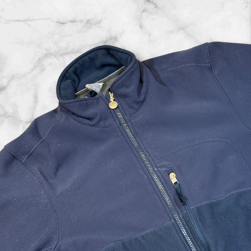 Nike Performance Fleece Full Zip Jacket Navy Blue Men's Size Large Athletic Warm